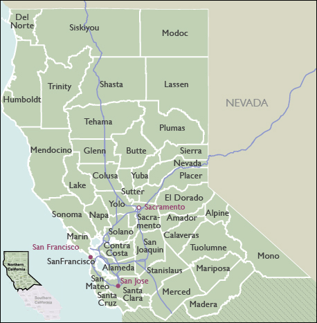 County Maps of California