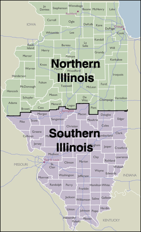 County Maps of Illinois