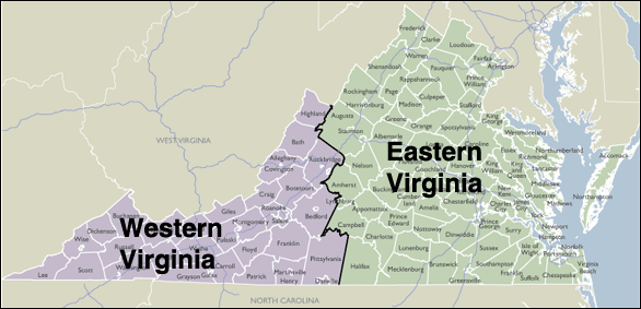 County Maps of Virginia