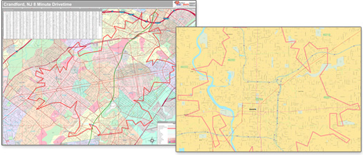 Sample Drive Time Maps